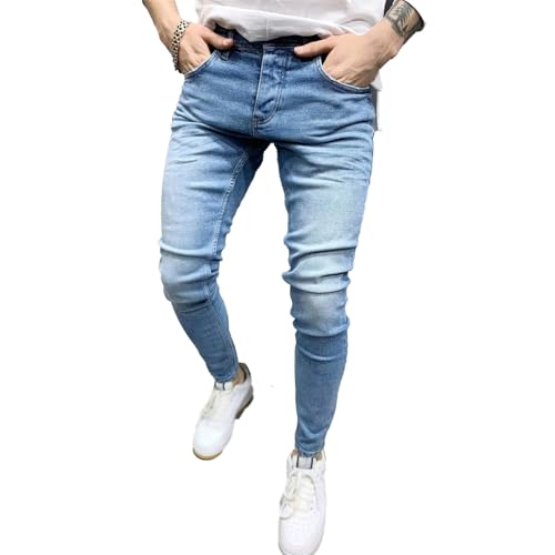 Men's Stretch Skinny Jeans, Mens Slim Fit Jeans Skinny, Stretch Tapered Leg