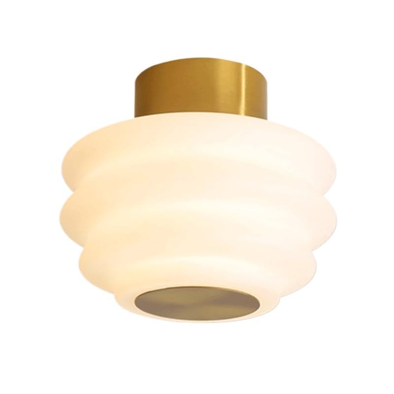 Plafonnier LED dimmable tricolore moderne en fer et acrylique