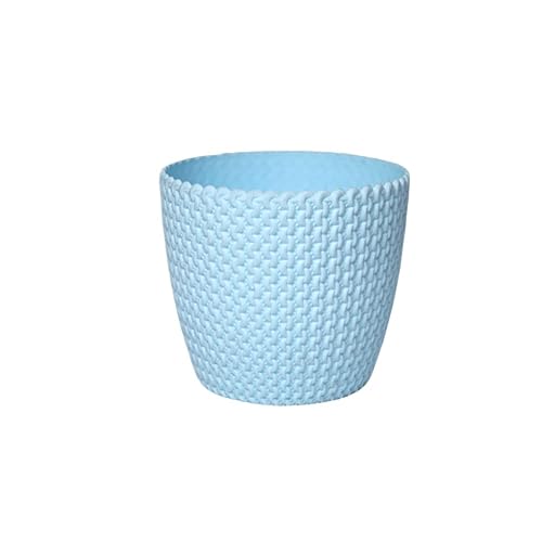 Image of Gamla for Home Decoration Capri Round Plastic Pots for Lawn | Terrace and Home Garden | Planters Flower Pot for Outdoor and Indoor Garden | Pots for Garden Plants | Set of 5