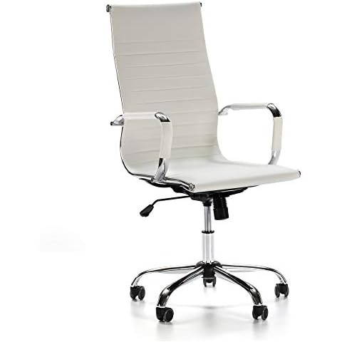 VS Venta-stock Sillón de Oficina Londres reclinable Blanco Cover
