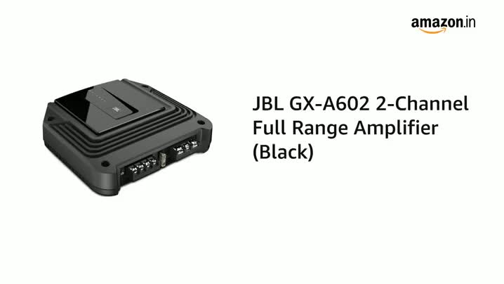 JBL GX-A602 2-Channel Full Range Amplifier (Black) : Amazon.in