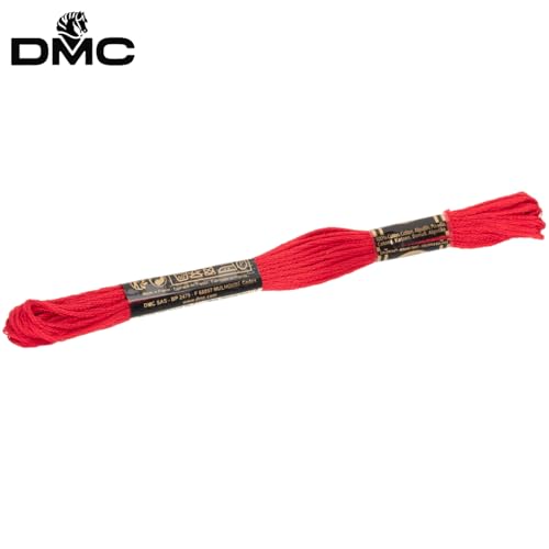 Image of Hobby Lobby DMC Cotton Embroidery Floss - 321 Red, Set of 12