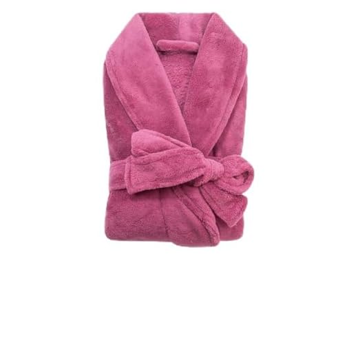 Roupão Plush Microfibra Adulto Extra Macio Unissex Tamanho Único(ROSA)
