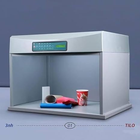 Color Matching Tool for Paint, Pigment, Clothes, Cosmetics,6 Light Sources Color Matching Cabinet, Lab Color Matching Light Box