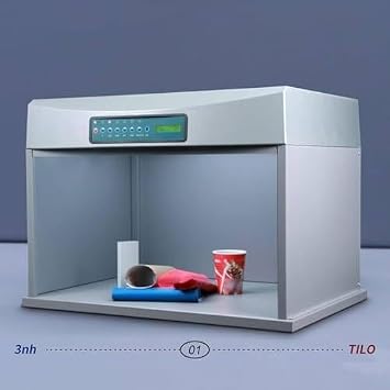 Color Matching Tool for Paint, Pigment, Clothes, Cosmetics,6 Light Sources Color Matching Cabinet, Lab Color Matching Light Box