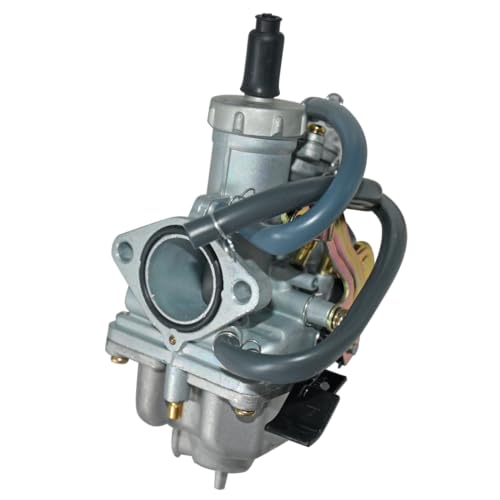 TRX 250 Carburetor Fits for Honda TRX250 Recon 1997-2001 TRX250TM TRX250TE 2002-2007 With Fuel Tank Petcock Valve & Air Filter & Spark Plug 16100-HM8-B41 16100-HM8-B42 16100-HM8-B60