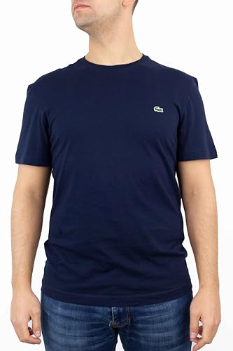 Lacoste Crew Neck T-shirt Homme, Bleu (Marine 166), XL