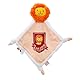 Rainbow Designs Harry Potter Gryffindor Schmusetuch für Neugeborene - Weiche Plüsch-Schmusetuch mit Löwenkopf und Wappen - Baby Kuscheldecke mit geknoteten Ecken & taktilen Tags