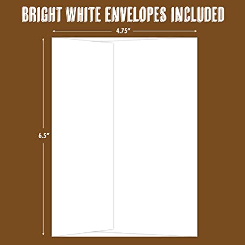 Koko Paper Co Fall Invitations with Pumpkin and Sunflowers | 25 Fill-in Invitations and 25 Bright White Envelopes | Printed on Heavy Card Stock.