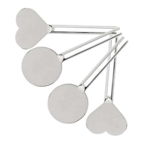 minkissy Manual Tube Squeezing Tool Heart Shape Toothpaste Squeezer Metal Tube Pressers for Bathroom