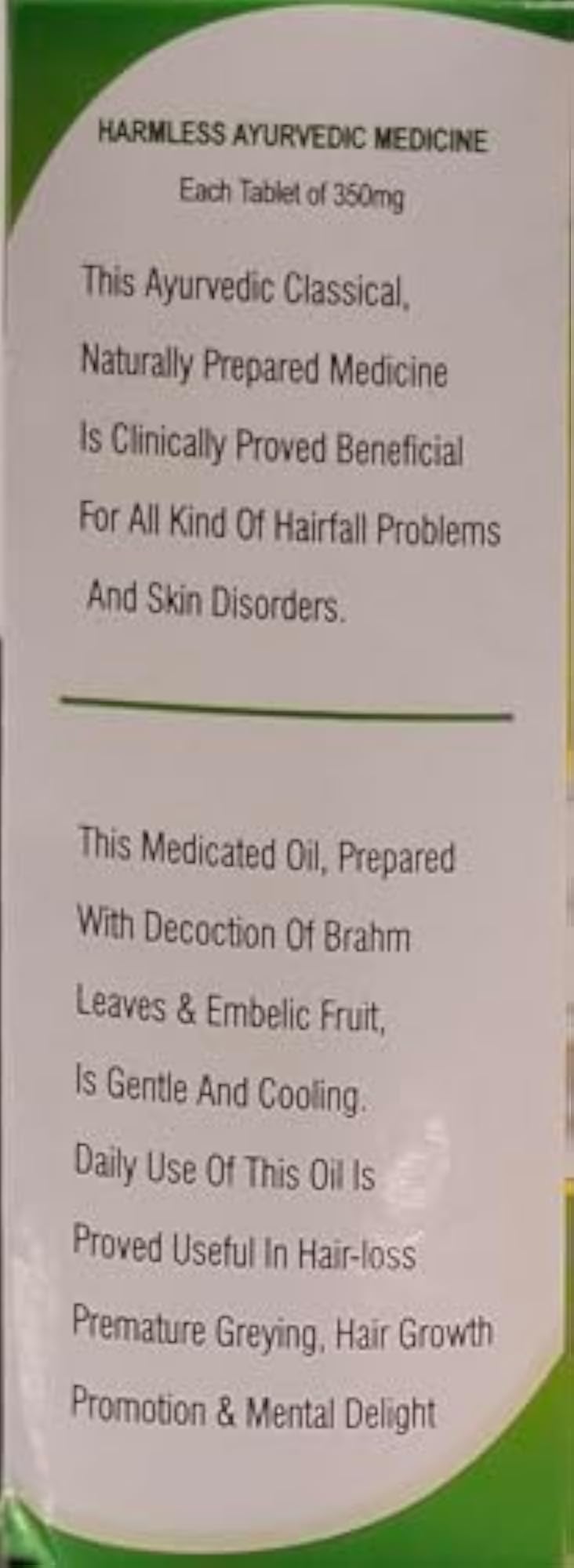 Hair Loss Tablets