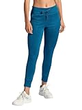 HEAD Women’s Ambition Legging, Slim Fit, 27” Inseam, Soft Midweight Material, Ink Blue Heather, Large
