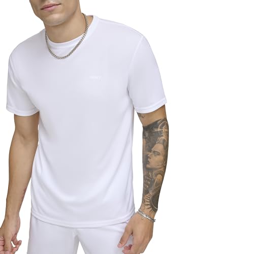 Image of DKNY Men's Short Sleeve Quick Dry 40+ Protection UPF Active Top