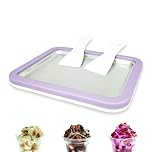 climafusion Rolled Ice Cream Maker, Stainless Steel Instant Icecream Machine for Home Kids Gelato DIY Parent-Child Activities Lavender