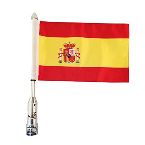 Ronyme Espanha ES Flag Suporte Lateral de Suporte de Bagagem para Goldwing GL1800 RS