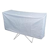 AMOS 230 Electric Heated Clothes Dryer Rack with Cover, Folding Energy-Efficient Indoor Laundry Airer for Fast Drying, Portable & Compact