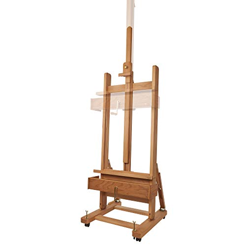 Mabef Master Studio H-Frame Easel With Crank (Mbm-04) , Brown #TOP7