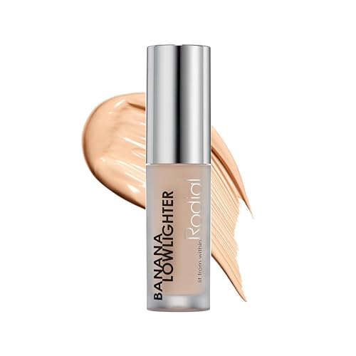 Rodial Banana Lowlighter Travel Size Liquid Concealer & Color Corrector 0.05 fl oz with Hyaluronic Acid Vitamin E & Caffeine for Dark Circles Mini Yellow Under Eye Brightener for Lightweight Finish