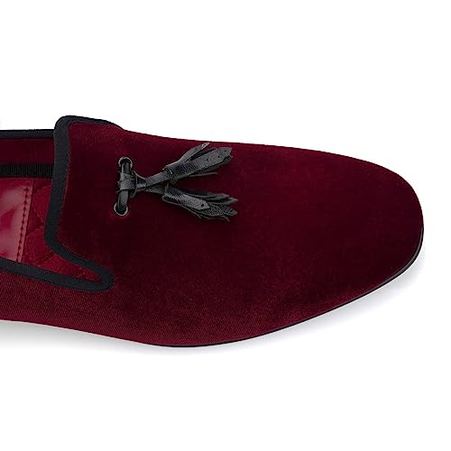 Image of Meijiana Mens Loafers Wedding Dress Shoes Slip-On Loafers for Men Tuxedo Suit Shoes