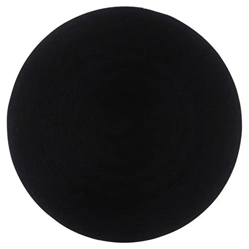 Candle Holder Plated in Black Aluminium 14 cm