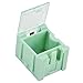 EVTSCAN 50Pcs SMT SMD Container Box Electronic Components Mini Storage Case w Transparent Cover Green