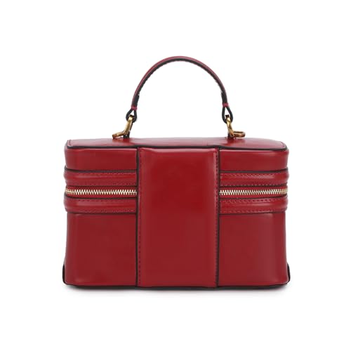 Image of Classic Satchel Crossbody Purse for Women Chic Mini Box Purse, Women Crossbody Shoulder Bag