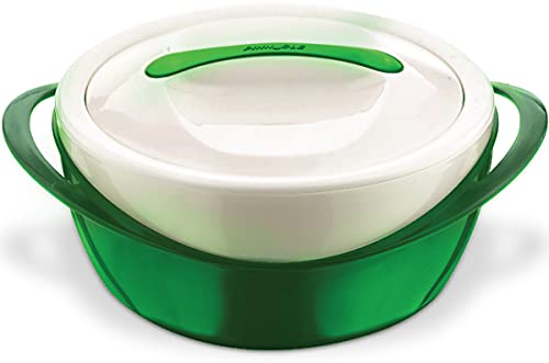 Juego De 3 Cacerolas Térmicas Pinnacle Con Tapa - 3.7qt, 2.6qt, 1.5qt. Mantiene Caliente 4h / Frío 6h. Acero Inoxidable.