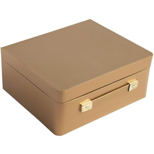 Centre de table mini valise doré aux finitions soignées pour réception