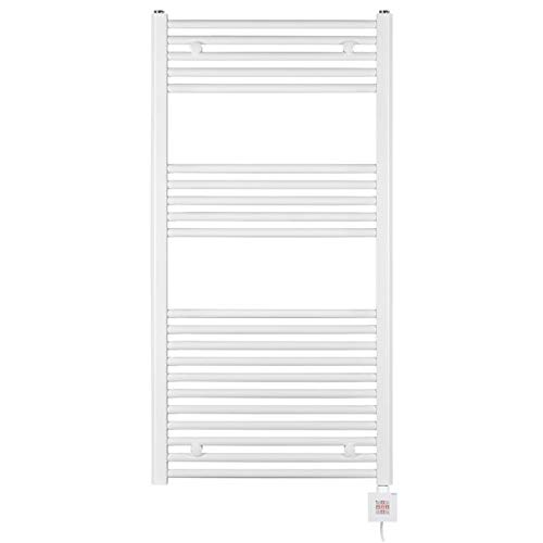 Anapont - Calentador eléctrico de pared para el baño (117,5 x 40 cm), color blanco Cover