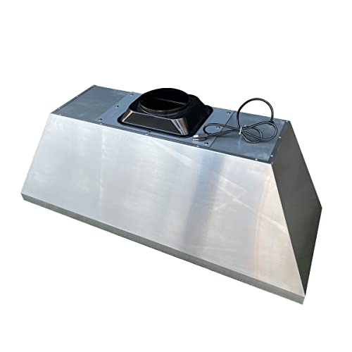 Sinda 60 Inch Built-In/Insert Range Hood, 4-Speed 1260 Cfm Stainless Steel Vent With Liner And Internal Motor, Baffle Filters, 8" Round Duct & Adjustable Led Lights, Liner Insert, Savent-60 #TOP6
