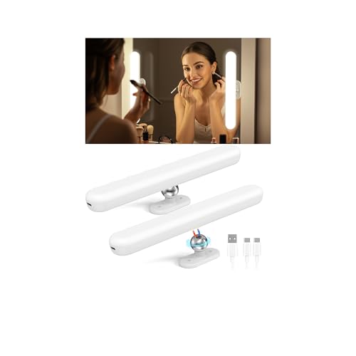 Set of 2 Wireless Vanity Lights