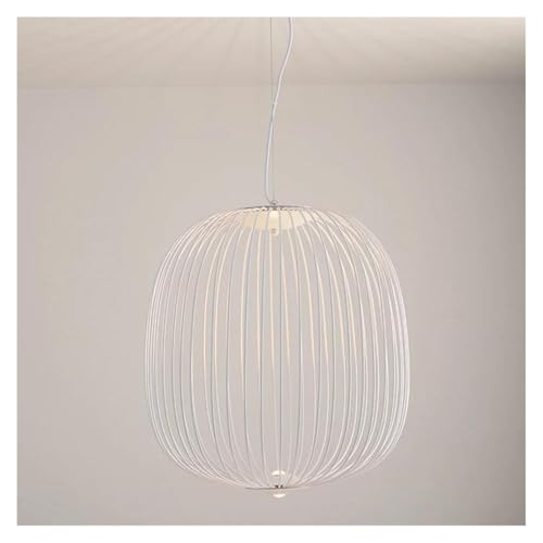Lustre nordique blanc D35cm pour illuminer un hall sombre avec une touche créative