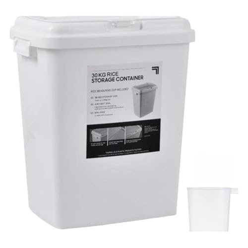 小麦粉 保存容器 Momgla 大容量 米びつ 20/30kg ライスストッカ一 計量カップ付 米 容器 蓋付 洗える 防虫防湿 お米/豆/穀物/小麦粉 容器 キッチン収納 鮮度を保ち キッチン用品 清潔便利 防虫 防湿 収納 軽量 圧力を恐れない耐久性