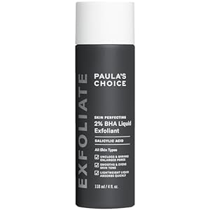 Paula’s Choice SKIN PERFECTING 2% BHA Liquid Salicylic Acid Exfoliant-Facial Exfoliant for Blackheads, Enlarged Pores, Wrinkles & Fine Lines