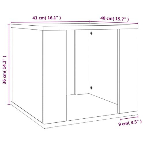Table d'appoint chambre à coucher chêne clair pour votre lit - 3