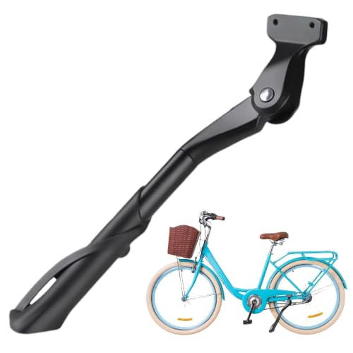 Caballete lateral para bicicleta para evitar caídas con este soporte ajustable trasero