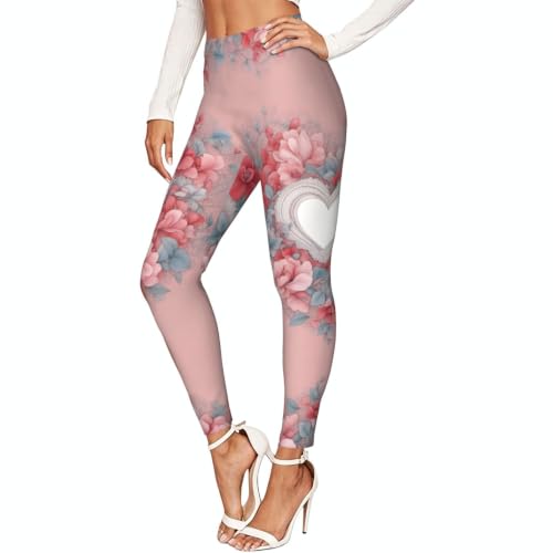 Leggings de corazones antizadaduras: mallas de mujer suaves para evitar molestias en el gimnasio