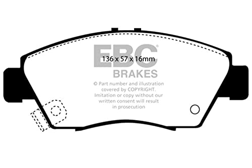 Image of EBC Brakes Redstuff 3000 Series Sport Brake Pad Set DP3891C to Fit ACURA,HONDA
