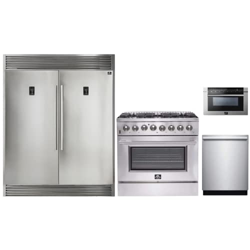 Forno 4 PCS Stainless Steel Kitchen Package with 60