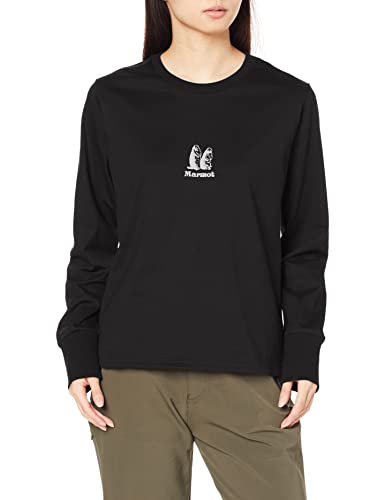 W's Marmot Old Logo L/S Crew / ウィメンズマーモットオールドロゴロングスリーブクルー
