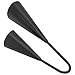 Agogo Bell Metal Double Agogo Bell Traditional Handheld Latin Percussion Instrument Binaural Samba Percussion Instrument with Wooden Stick
