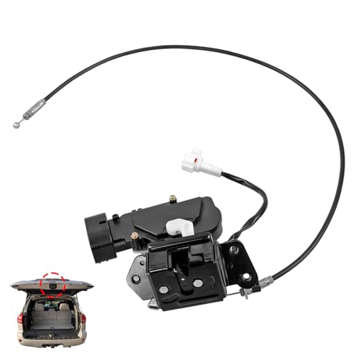 Image of Rear Tailgate Latch Door Lock Actuator Assembly for 2001-2007 Toyota Sequoia Rear Hatch Latch Replaces# 69301-0C010, 64680-0C010, 693010C010, 931-861, 746-848, 69150-0C010