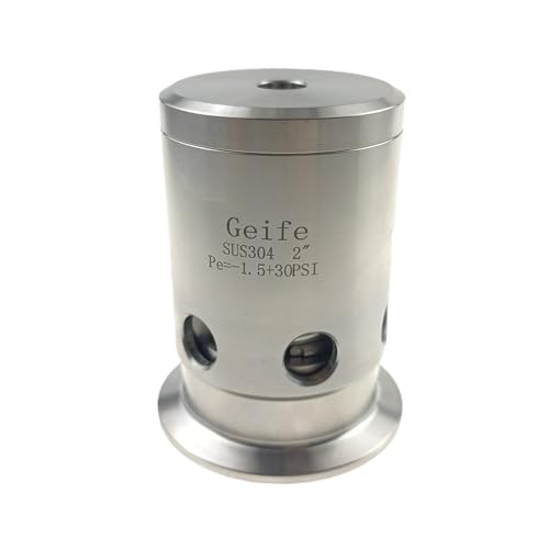 Geife 2" Tri Clamp PRV Fixed at 30 psi Pressure Relief Valve