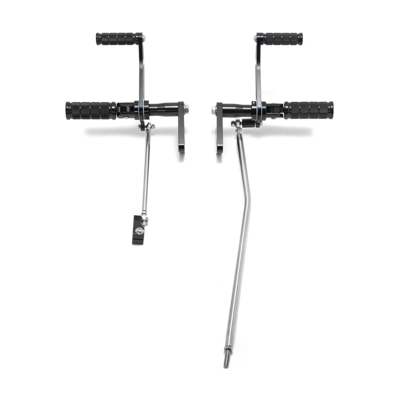 Guidon moto 8.6" FXDB FXDL FXD noir pour customisation de cruiser