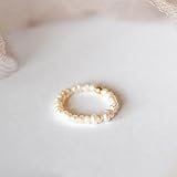 TTNDstore Fashion Minimalist Pearl Rings Multi-style Natural Freshwater Pearl Rings For Women Girls
