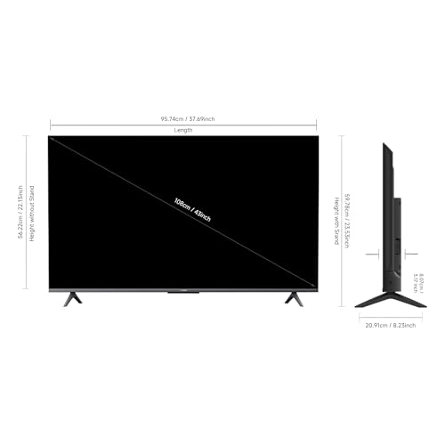 Xiaomi 108 cm (43 inches) A Pro 4K Dolby Vision Smart Google TV L43MA-AUIN (Black) 9 31hpzWsJRQL