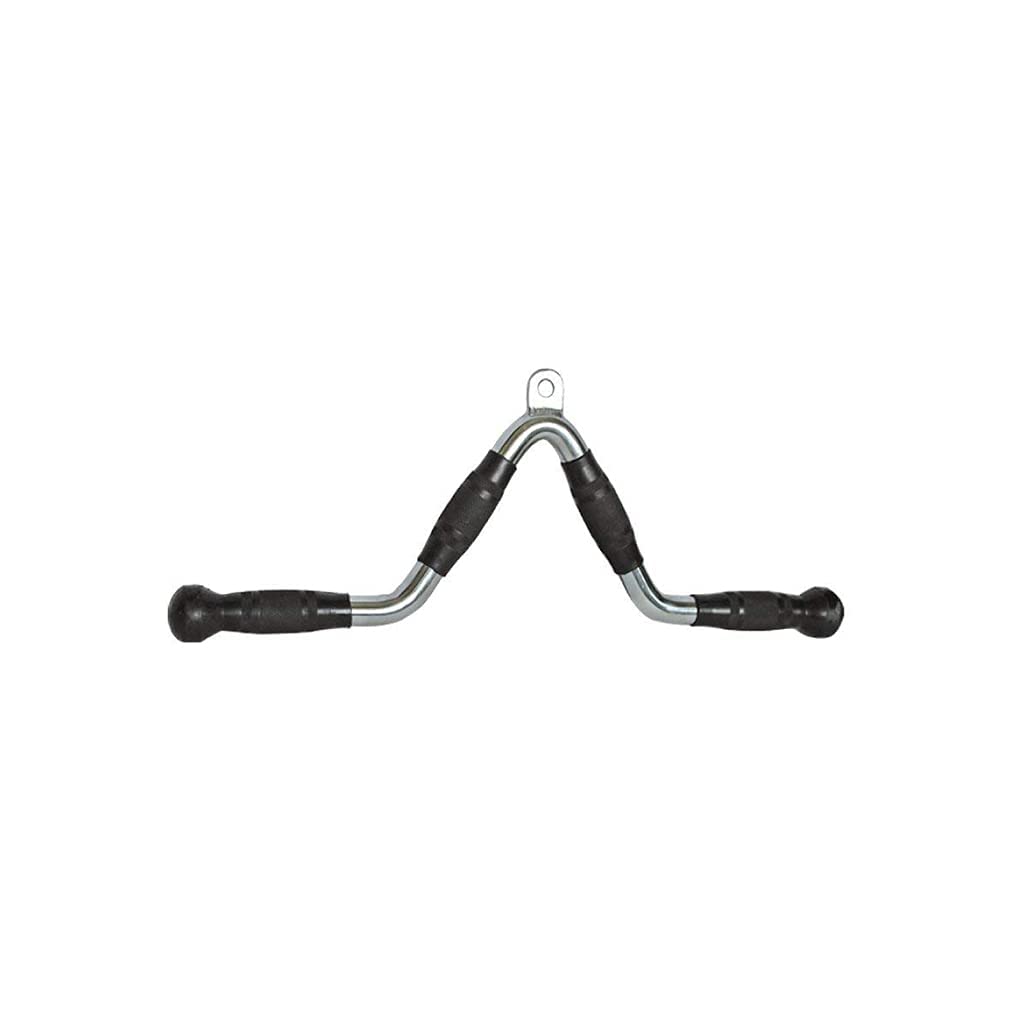 Gym Handle V Shaped Tricep Press Down Bar with Rubber Handgrips Triceps Bar (B0B3J93X3M) Amazon Price History, Amazon Price Tracker