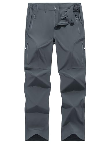 Gash Hao Mens Hiking Pants Quick Dry Lightweight Waterproof Breathable