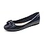 Navy Patent Tri-bow