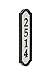 Whitehall Products Nite Bright Address Sign, 16